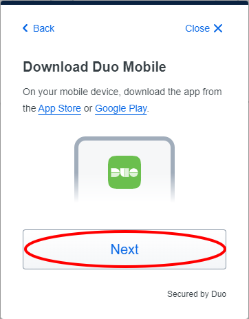 BuckeyePass download Duo Mobile Prompt