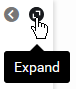 expand button for a panel