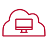 cloud monitor icon